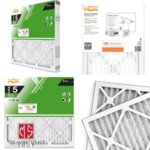 24 x 24 x 1 Standard Pleated Air Filter FPR 5, 3-Pack, Air Filters Replacement - £12.49 GBP