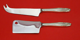 Stradivari by Wallace Sterling Silver Cheese Server Serving Set 2pc HHWS... - $97.12