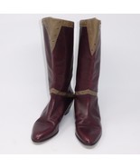 Marmolada Italian Made Leather Brown 1.5&quot; Heel Boots Womens sz EUR 35 USA 5 - $306.85