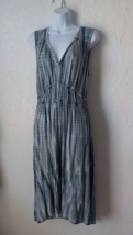 Knox Rose Maxi Dress Women size Medium Blue Tie Dye Sleeveless Bohemian Rayon - £15.78 GBP