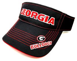 OC Sports Georgia University Visor Hat MVP 3D UGA Adjustable Embroidered... - £28.16 GBP