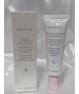Mary Kay Medium Coverage Foundation Ivory 202 New 1 OZ 356800 Pink Cap - $22.50