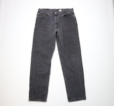 Vintage Y2K 2001 Levis 550 Mens 38x34 Distressed Relaxed Fit Denim Jeans Black - £50.58 GBP