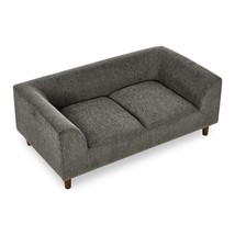 Modern Pet Sofa: Dark Grey Linen, Rubber Wood - $3,153.99 MXN