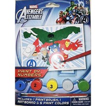 Avengers Assemble Paint By Numbers Set Birthday Party Favor Supplies 1 P... - $5.95