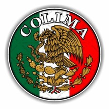 Colima Mexico Round  Precision Cut Decal - $3.95+