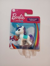 Barbie Doll Dreamtopia Pet Sparkle Cake white Unicorn Pony - £5.90 GBP