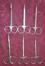 6 each Forceps Surgical Non Locking Curved 4.5&quot; in length FG-1318 SS Pak... - $14.84
