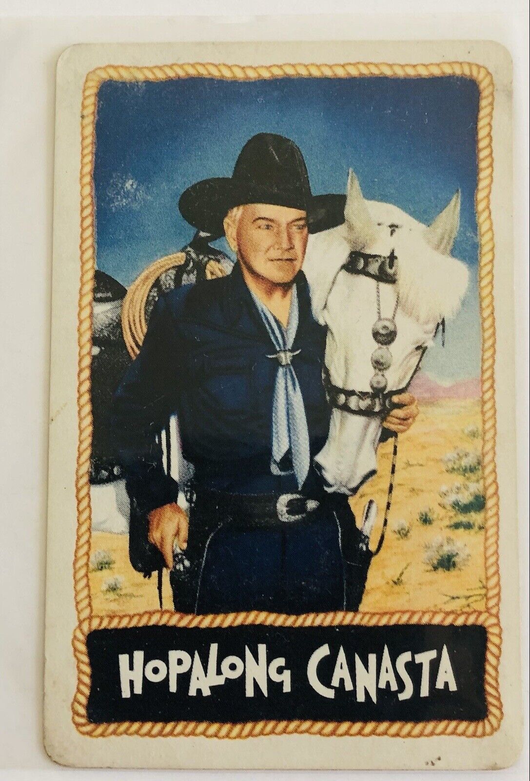 Hopalong Canasta Rifle Trading Card, Game Card Replacement - $1.94