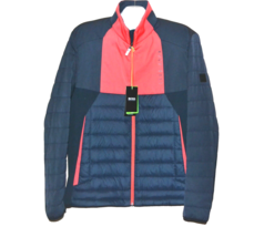 Boss Hugo Boss Blue Red Paros Colorblock Down Puffer Jacket  Men&#39;s Sz US... - $260.52