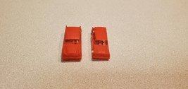 Vintage Set of 2 Giant Red Miniature Plastic Cars Made In West Germany - $9.85