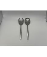Dansk Stainless Steel VARIATION V 2 Piece Salad Serving Set Made in Denmark - $64.99
