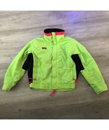 Vintage 80’s bugaboo Columbia Jacket Neon Green pink black Men&#39;s Sz M Do... - £48.30 GBP