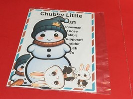 Chubby Little Snowman - Flannel Felt Board Laminated Story And Pieces - £9.45 GBP