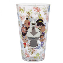 Avatar: The Last Airbender Chibi Character Main Cast Pint Glass Multi-Color - $24.98
