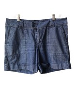 Pink Twill Denim Shorts 100% Cotton Size 10 - $17.82