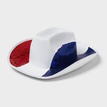 Sun Squad Adult Sequin Cowboy July 4th Party Hats Multi-Color Polyester - $64.35 Sun Squad Adult Sequin Cowboy July 4th Party Hats Multi-Color Polyester - $64.35 MXN