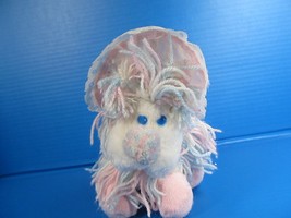 KENNER PINK BLUE PUPPY DOG STUFFED ANIMAL PLUSH TOY 8&quot; VTG 1986 FLUPPY DOGS - $32.73