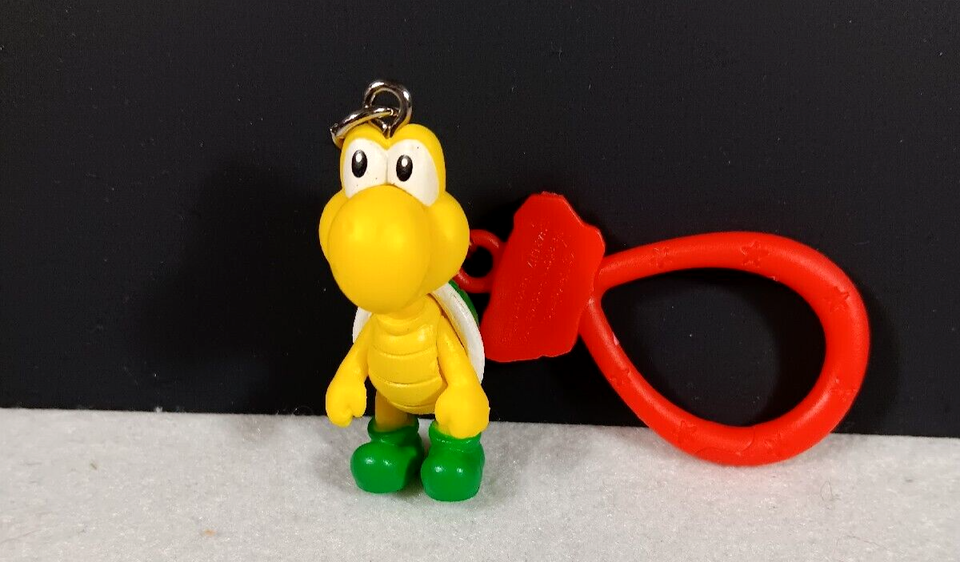 Nintendo Super Mario Backpack Buddies King Koopa Troopa Keychain Hanger - $9.85