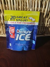 Dentyne Ice Peppermint 3 Packages With 20 Pieces Each Package-SHIPS N 24... - £11.59 GBP