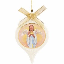 Thomas Blackshear Angel Of Hope Ornament Joy Peace Ebony Visions Lenox LE NEW - £40.21 GBP