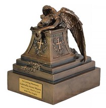 Angel of Grief® Bronze Adult Urn - £162.35 GBP