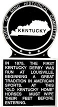 Kentucky State Marker, Kentucky State Plaque, Metal Plaque, Hand Painted - £37.35 GBP