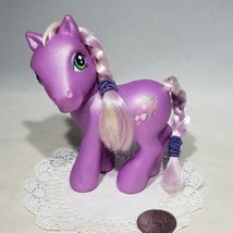 G3 My Little Pony 2002 Purple Wysteria I Flowers Pink Purple Hair MLP - £7.82 GBP