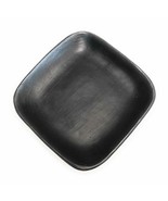 Dish Dinner Plate 7.5" (19 cms) Black Clay Original Handcrafted Made in ... - $35.18