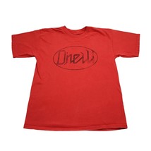 Oneill Shirt Mens M Red Short Sleeve Crew Neck Graphic Print Classic Fit Tee - £20.26 GBP