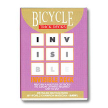 Invisible Deck Bicycle (Red) - Trick - £7.90 GBP