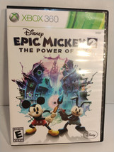 Microsoft Xbox 360 Disney Epic Mickey 2 The Power of Two 2012 XB360 - £7.84 GBP