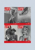 Life Magazine Lot of 4 Full Month of April 1941 7, 14, 21, 28 WWII ERA - £29.93 GBP
