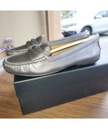 NEW with box Womens Coach Loafers, Gunmetal size 6.5M Silver - £37.20 GBP