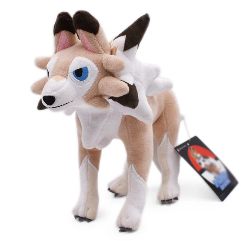 Lycanroc Pokemon Stuffed Plush Doll Soft Animal Hot Toys Great Halloween Gift - £15.24 GBP+