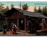 Settlers Cabin Early Days in Kentucky KY 1916 DB Postcard U4 - $5.31