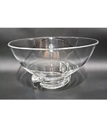 Steuben Glass Spiral Collection 7&quot; Lead Crystal Bowl Signed Vintage Mid-... - $313.91 CAD