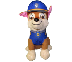 PAW PATROL CHASE POLICE DOG PLUSH 8&quot; STUFFED PUP NICKELODEON 2015 SPIN M... - £7.07 GBP