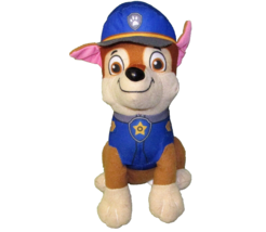 PAW PATROL CHASE POLICE DOG PLUSH 8&quot; STUFFED PUP NICKELODEON 2015 SPIN M... - £7.19 GBP