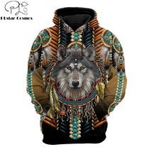 Beautiful Tribal Native  3D All Over Printed Men Hoodie Autumn Unisex Sweatshirt - £102.86 GBP