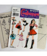 Simplicity Costumes Cosplay Nurse Waitress Pirate Maid 6 8 10 12 Pattern... - $469.76 MXN