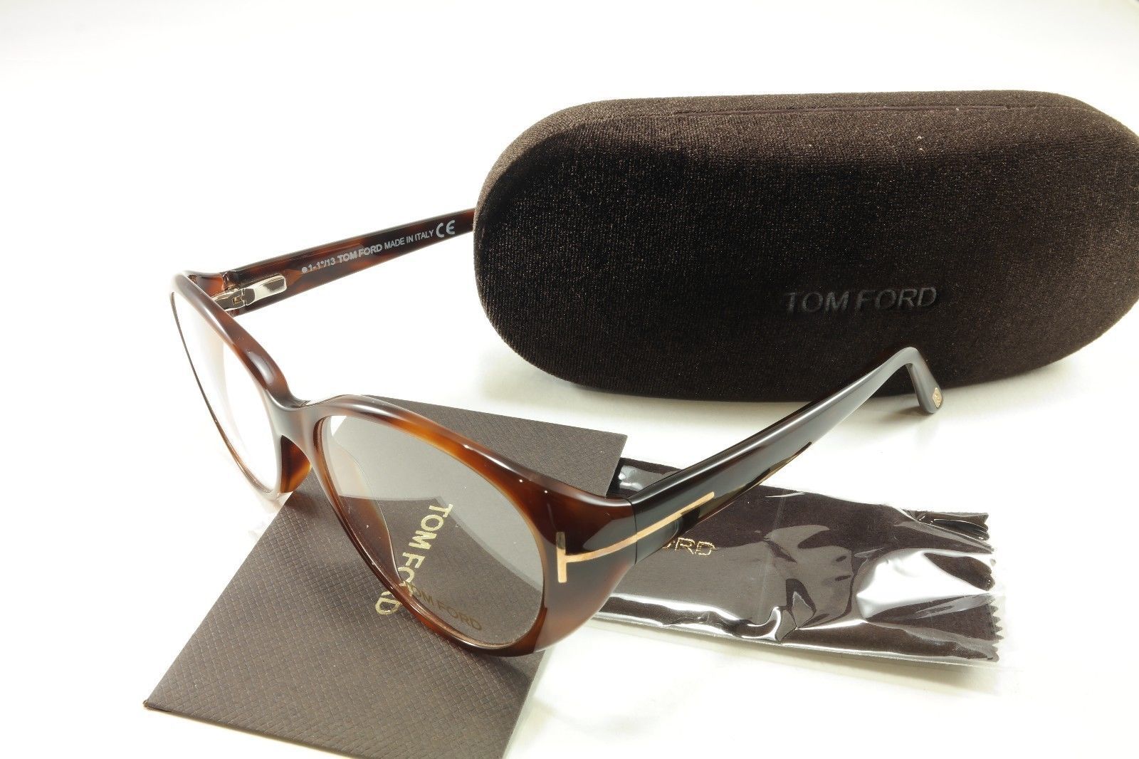 Authentic Tom Ford Eyeglasses Frame TF5245 052 Havana Brown Italy Made 53-15-135 - $133.62