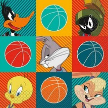 Space Jam A New Legacy Lunch Napkins Looney Tunes Party Supplies 16 Per ... - £3.15 GBP