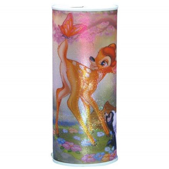 Primary image for Walt Disney Bambi Cylindrical Changing Colors Night Light, NEW BOXED