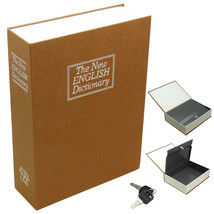 New BROWN Creative Key Lock Dictionary Book Hidden Safe Hide Cash Stuffs... - £22.01 GBP