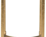 Safavieh Home Collection Halyn Gold Leaf Mirror Top End Table - $212.99