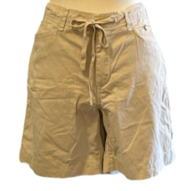 Lauren Ralph Lauren Womens Shorts Size 8 Beige Drawstring Pockets - $20.57
