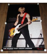 Fender Guitar Poster Green Day Mike Dirnt The Sounds That Create Legends... - $164.99
