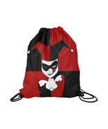 Harley Quinn Drawstring Bag 16.5&quot;(W) x 19.3&quot;(H) - £22.02 GBP