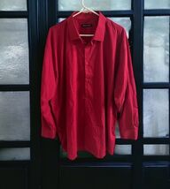 Adrienne Vittadini Men's Long Sleeve Button Down Size 2XL 18-18.5" 34/35... - $23.75